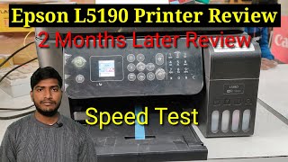 Epson L5190 Printer Review amp Speed Test [upl. by Malloch]