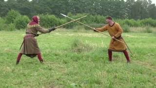 Medieval Spear Play Part 1 [upl. by Eelak420]