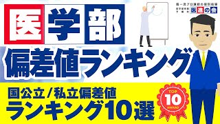 【TOP10を紹介！】2024年最新版｜医学部の偏差値ランキングとは？ [upl. by Aneekal66]