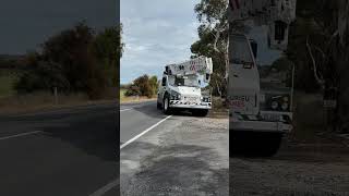 Fleurieu Cranes on a mission arriving at Goolwa SteamRanger Depota busy day 161024 [upl. by Ohcirej18]