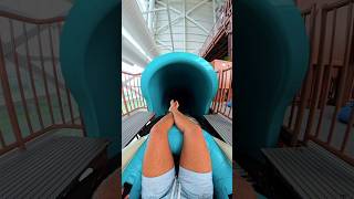 Worlds LONGEST indoor water rocket slide [upl. by Nevsa425]