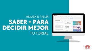 Realiza el Taller SABER  PARA DECIDIR MEJOR 2  Tutorial  Infonavit [upl. by Aldin]