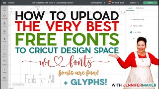 How to Add Flourishes and Glyphs to Fonts in Cricut Design Space on PC [upl. by Auqinet113]