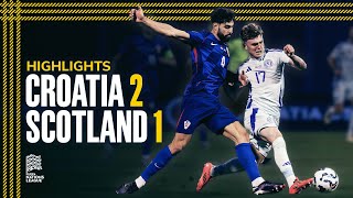 Croatia 21 Scotland  2024 UEFA Nations League Highlights [upl. by Eldora266]