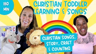 CHRISTIAN STORY TIME amp SONGS FOR CHILDREN  Preschool Christian Learning  First Words  Counting [upl. by Catharina279]