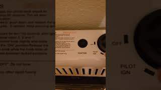 ProCom gas heater instructions [upl. by Nevsa727]