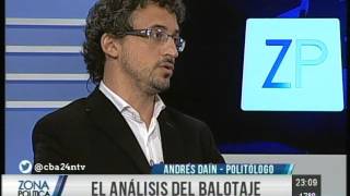 Análisis del Balotaje Andrés Daín Roberto Battaglino Zona Política 231115 1 de 2 [upl. by Annaillil]