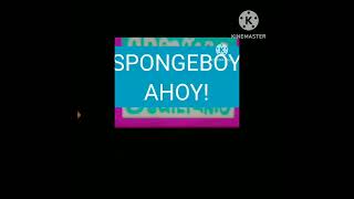 SpongeBoy Ahoy Theme Song 1997  Nickelodeon on KineMaster 1996 [upl. by Narrat716]