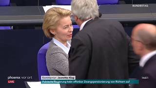 Haushaltswoche im Bundestag Etat für das Verteidigungsministerium vom 21112018 [upl. by Seana]