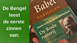 Eerste zinnen van De rode ruiterij en andere verhalen van Isaak Babel [upl. by Eniawd371]