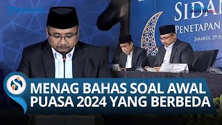 Pesan Khusus Menteri Agama Soal Perbedaan Awal Puasa Ramadhan 2024 Itu Lumrah Junjung Toleransi [upl. by Eanat]