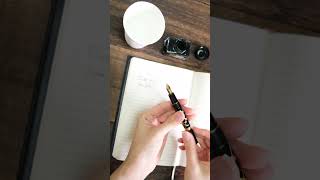 ASMR A piston filler fountain pen asmr fountainpen calligraphy japan [upl. by Atinet141]