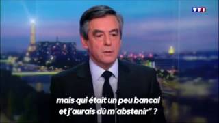 quotNon seulement je serai candidat mais ces attaques me renforcentquot  François Fillon sur TF1 [upl. by Erlina691]