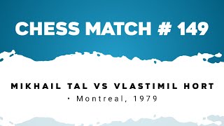 Mikhail Tal vs Vlastimil Hort • Montreal 1979 [upl. by Neitsirk]