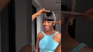 coment quotneedquot to get a free wig wigs pixiewig blackwomen Halloween [upl. by Neliac]