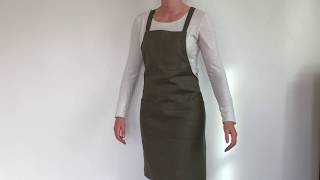 crossback work apron by portland apron company [upl. by Aydin368]