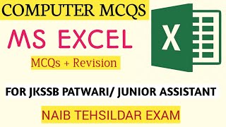 Mcqs On Computer  For jkssb Patwari  Junior Assistant  Jkp constable  Naib Tehsildar Exam [upl. by Pfosi439]