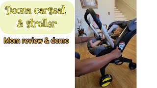 Doona carseat amp stroller demo and mom review [upl. by Quintilla]