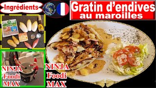 Recette pour NINJA FOODI MAX Gratin d’endives au maroilles [upl. by Edrock373]