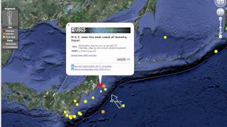 Japan 67 EARTHQUAKE USGS proof of LIEING John Gorman [upl. by Dobbins]