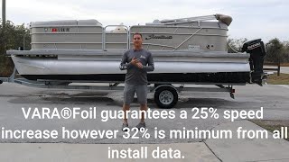 quotVARA®Foil Pontoon Hydrofoil A GameChanger for Pontoon Boats Find Out more in This Short Review [upl. by Nasia496]