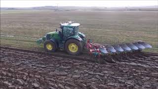 William Ronaldson Ploughing John Deere 280r [upl. by Euphemiah]