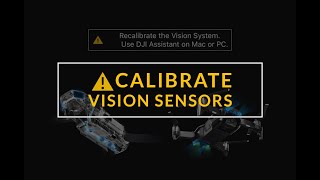 How To Calibrate Vision Sensors On DJI Drones [upl. by Aneelad]