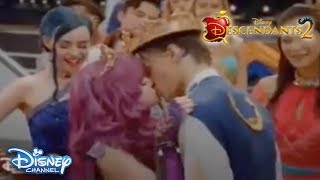 Descendants 2  Serious Kiss of Ben and Mal  CLIP  Official Disney Channel US [upl. by Stander]