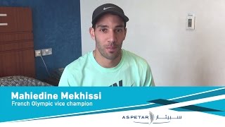 Interview with Mahiedine Mekhissi French Olympic Vice Champion at Aspetar [upl. by Luas]