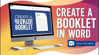 How to Create a Booklet in Microsoft Word  Complete MS Word Booklet Tutorial [upl. by Namaj]