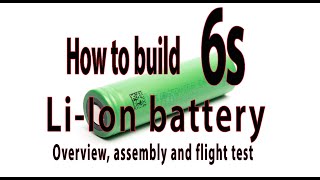 How to make 6s liIon 18650 battery for long range FPV PART 1 [upl. by Avuha]