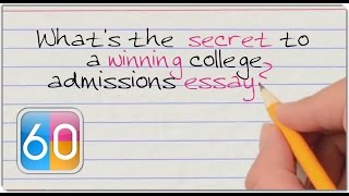 College Application Video Tip 5 Winning College Admissions Essays [upl. by Ardek]