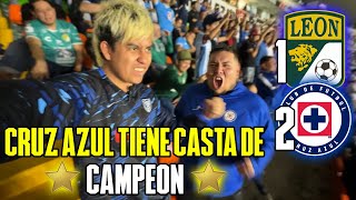 ¡LIDER IMPARABLE Reacciones LEON 12 CRUZ AZUL JORNADA 7 Desde el ESTADIO NOU CAMP [upl. by Hsenid]