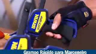 Grampo Quick Grip para Marceneiro  Irwin [upl. by Arnaud127]