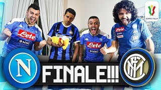 FINALE NAPOLI 11 INTER  LIVE REACTION COPPA ITALIA HD  wLuca Mastrangelo [upl. by Hobie233]