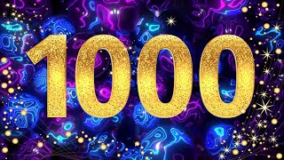 Numbers 1 to 1000  Números de 1 a 1000 fontes coloridas  1000 seconds 1640 Minutes  1から1000までの数字 [upl. by Bliss]