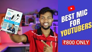 Best Microphone For Every Youtubers  BOYA BY M1 Review in HINDI [upl. by Onivag90]