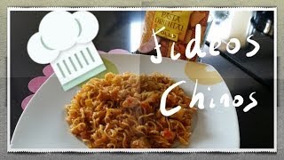 RECETA Fideos Chinos con pollo [upl. by Nawud231]