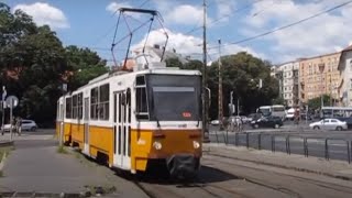 Budapesti Villamos Trams in Budapest [upl. by Vasileior]