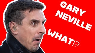 Gary Neville supports David Coote THATS CRAZY [upl. by Airamzul]