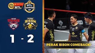 Champions Cup 2023  Johor Tigris 1  2 Perak Bison  Emas Anuar STL 202223 [upl. by Latton]