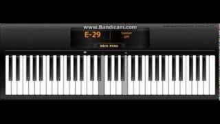 Virtual piano tutorial Black Ops 2 theme Damned by Kevin Sherwood [upl. by Ynamreg]