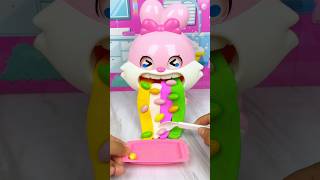 Satisfying With Unboxing Rabbit And Cleaning Teeth Dental Set Toys ASMR Videos [upl. by Ecnaret]