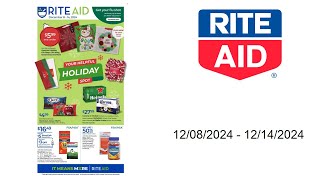 Rite Aid Weekly Ad  12082024  12142024 [upl. by Tadd]