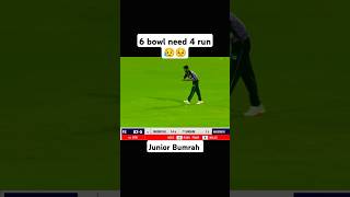 last over drama 6 bowl 4 run😵cricket shorts jaspritbumrah [upl. by Gardie]