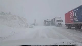 Snow Storm Paralyzes South Africa Heavy Snow Paralyzes Roads in Eastern Cape SA [upl. by Jewel242]