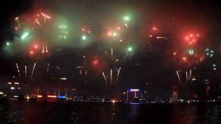 Hong Kong Lunar New Year Fireworks part 1 of 2  The First 20 minutes [upl. by Torie507]