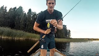 Angeln in Finnland  Fishing in Finland for perch zander and pike [upl. by Enilkcaj]