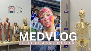 Meu Primeiro Dia de Aula de MEDICINA  Primeiro Semestre MEDVLOG 🥼💖 [upl. by Ebaj]