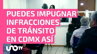 ¿Cómo impugnar infracciones de tránsito en la CDMX Te explicamos [upl. by Anitirhc198]